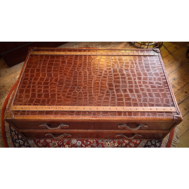 Large Leather Stoneyhurst Coffee Table from Timothy Oulton, 2010s For Sale - Image 17 of 18