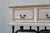 Modern 1970s Hollywood Regency Faux Bamboo Metal & Wood Four-Drawer Console Table For Sale - Image 3 of 18