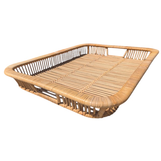 Vintage 1960s Rattan Tray From Artek Finland For Sale - Image 16 of 16