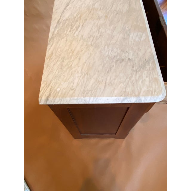 Late 19th Century Marble Top Chest For Sale In Greensboro - Image 6 of 6