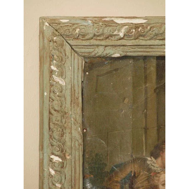 Polychrome French Trumeau For Sale - Image 4 of 5