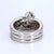 Early 21st Century 14k White Gold Adjoined Engagement Ring Set - Size 6.25 For Sale - Image 5 of 7
