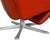 Red Filou Leather Lounge Chair from FSM For Sale - Image 8 of 15