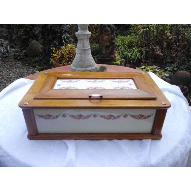 An antique bread box with lots of charm, patina, and history. It was very dirty, so I disassembled it for a thorough...