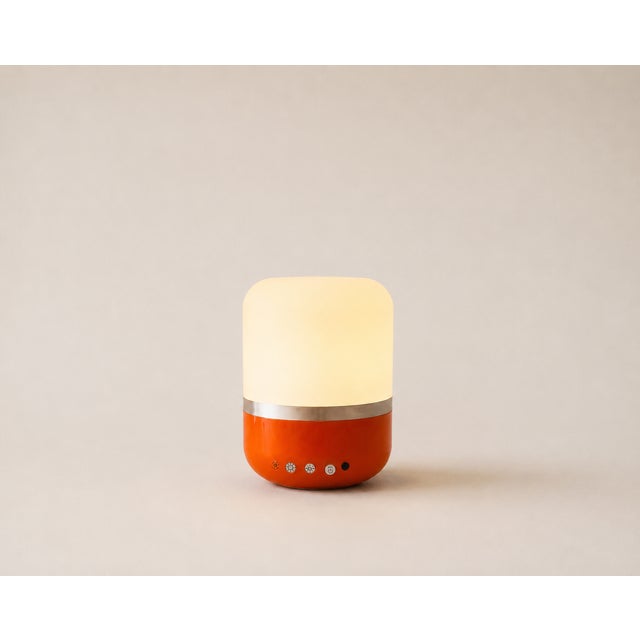 Iconic europhon model 72 radio lamp designed by adriano rampoldi in italy 1970 a true masterpiece of italian space age...