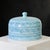 Large Vintage Handcrafted Turquoise Glazed Ceramic Display Bell, 1950s For Sale - Image 9 of 9