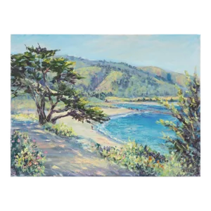'Monterey Coastline' by Delia Bradford, Carmel, Big Sur, Pacific Ocean, California Impressionist