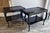 Chinoiserie Late 20th Century Pair of Rose Tarlow Style Black Lacquer Chinoiserie Side Tables For Sale - Image 3 of 18