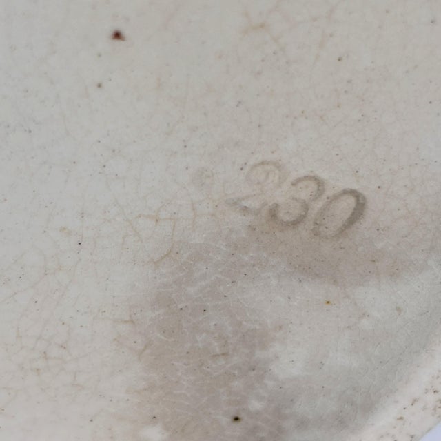 19th Century French Creamy Majolica Faïence Bowl by Sarreguemines For Sale In New York - Image 6 of 10