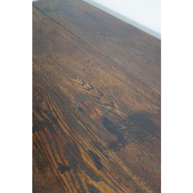 French Oak Farmhouse Dining Table, 19th Century For Sale - Image 13 of 18