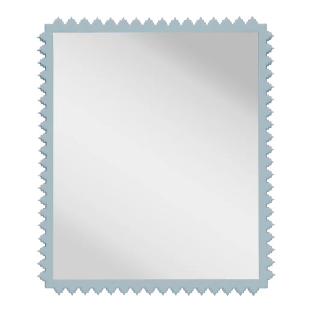 Fleur Home Carnival Muses Rectangle Mirror in Parma Gray, 32x40 For Sale