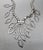 Vintage 1980s Signed Alexis Kirk Rhodium Plated Clear Rhinestone Bib Necklace For Sale - Image 9 of 9