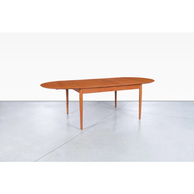 Wood 1960s Danish Modern Teak Dining Room Set by Arne Vodder and Erik Buch - Set of 7 For Sale - Image 7 of 12