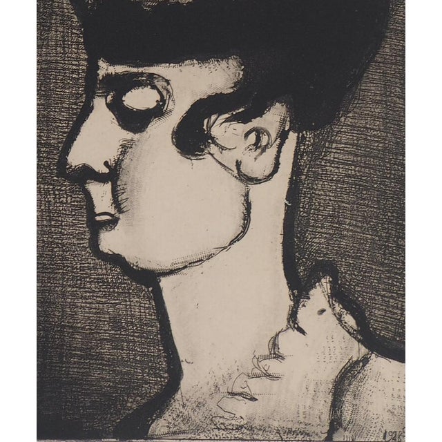 Georges Rouault, Elegant Woman, 1928, Original Etching For Sale - Image 4 of 5