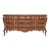 Late 20th Century Judson Rothschild Style “Anastasia Collection” Italian Rococo Louis XV Bombe Walnut Triple Dresser Credenza For Sale