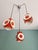 Space Age Cascade Chandelier in Orange and White Lacquered Metal from Raak, 1970s For Sale - Image 4 of 17