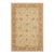 Shabby Chic Ziegler Beige Brown Hand-Knotted Wool Rug-9'0'' X 11'9'' For Sale