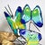 Metal Signed 1968 Curtis Jeré Enameled Butterfly Swarm Wall Sculpture For Sale - Image 7 of 14