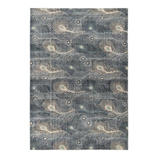Rug & Kilim’s Plume Rug in Blue, 6x9 For Sale