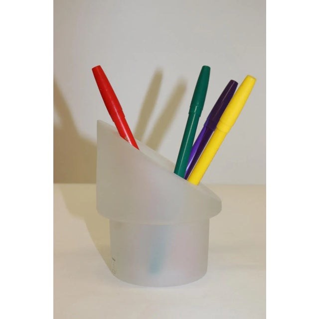 Mid-Century Modern Murano Glass Pencil Holder For Sale - Image 10 of 11