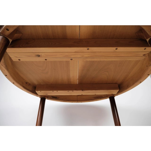 Brown Danish Teak Dining Table with Extensions, 1960s For Sale - Image 8 of 18