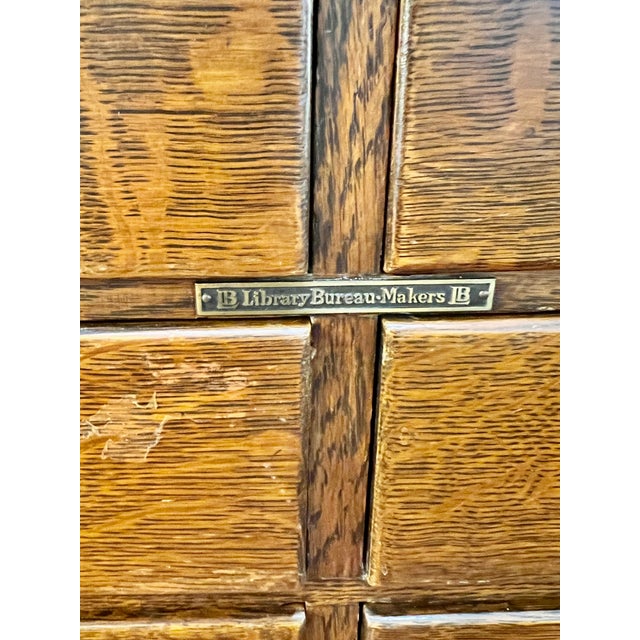 Library Bureau Makers Magazine Stand and Cabinet For Sale - Image 4 of 8