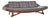 Adrian Pearsall for Craft Associates Mid Century Walnut Gondola Sofa For Sale