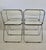 Pila Folding Lucite Chairs by Piretti for Castelli Chrome Smoked Lucite Vintage -Set of 4 For Sale - Image 9 of 18