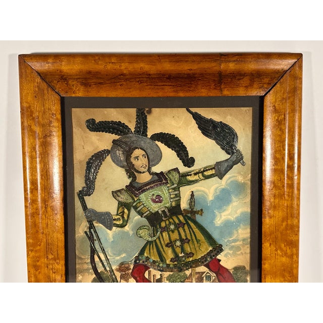 Art Deco Theatrical Tinsel Print Mr. Horn as Caspar c. 1839 For Sale - Image 3 of 10