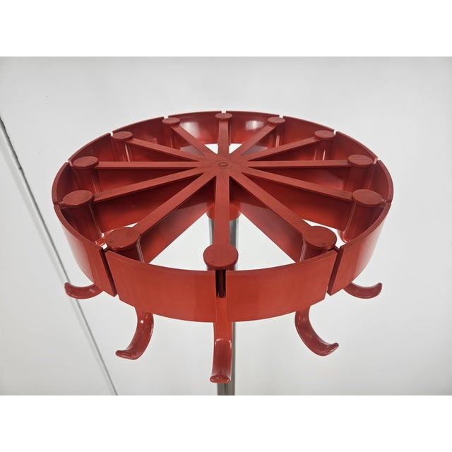 Space Age Coat Hanger in Plastic and Steel by Dal Vera, 1970s For Sale - Image 10 of 18