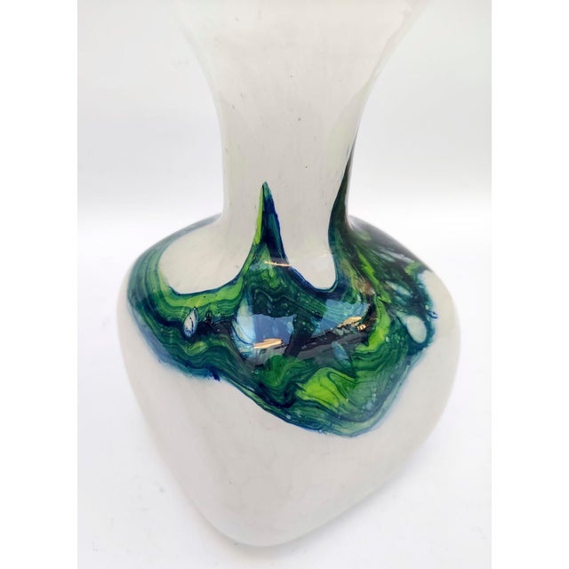 Glass Vintage Murano Glass Vase by Carlo Moretti for Made Murano Glass, 1970s For Sale - Image 7 of 12
