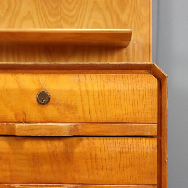 Maple Wall Bookcase, 1960s For Sale - Image 13 of 16