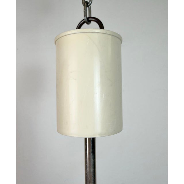 Vintage Chandelier with Milk Glass from Elektrosvit, 1960s For Sale - Image 4 of 12
