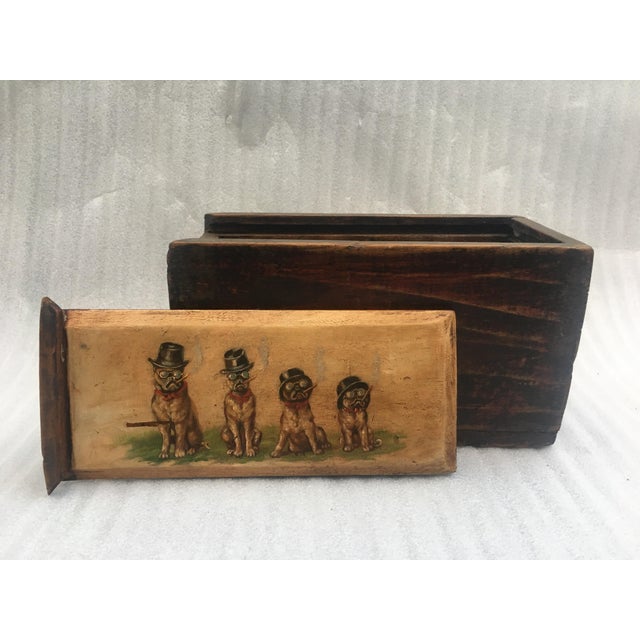 Antique Wooden Mystery Box Chairish