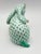 Modern 1990s Vintage Herend Green Bunny Fishnet Figurine With Gold Detail - Estate Find For Sale - Image 3 of 7