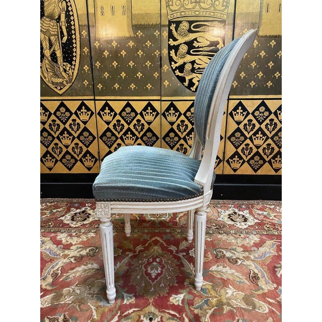 Wood Louis XVI Chairs, Set of 6 For Sale - Image 7 of 10