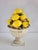French Country Vintage Lemon Ceramic Topiary For Sale - Image 3 of 12