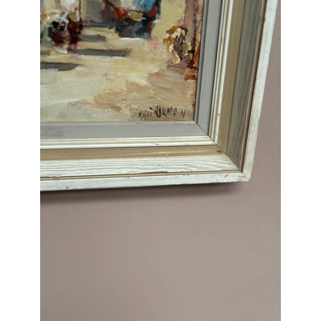 Knut Norman, Venice, 1950s, Oil on Panel, Framed For Sale - Image 9 of 18