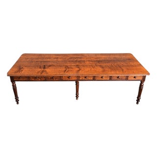 French 19th Century Oak Dining Table from a Nunnery For Sale