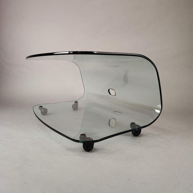 Serving Trolley from Fiam, 1980s For Sale - Image 10 of 11