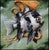 This artwork features a striking depiction of a fish, rendered in rich acrylics that emphasize its intricate details and...