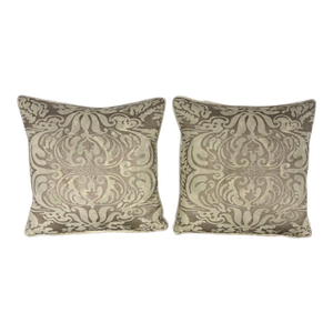 Custom Fortuny Pillows Using Vintage Fortuny Fabric, by Melissa Levinson