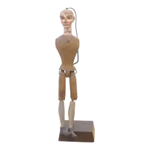 19th Century American Wooden Folk Art Figure