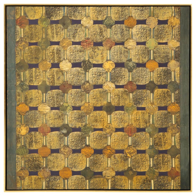 Simrel Achenbach "You Are" Gouache Painting on Wood, Circa 1993 For Sale - Image 10 of 10