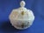 Vintage 1950's Westmoreland Milk Glass Gilded Paneled Grape Round Covered Candy Dish For Sale - Image 9 of 9