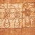 Burnt Orange Antique XL Tongan Ngatu Barkcloth Textile For Sale - Image 8 of 10