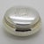 Italian Vintage Italian Handmade Genuine Silver Pill Snuff Trinket Round Chiseled Box For Sale - Image 3 of 10
