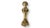 Antique English brass horse-form doorknocker, circa 1880, featuring an unusually streamlined, sculptural profile. The...