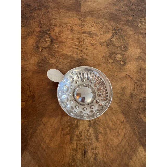 Antique Victorian French Silver Wine Taster, 1880 For Sale - Image 6 of 7