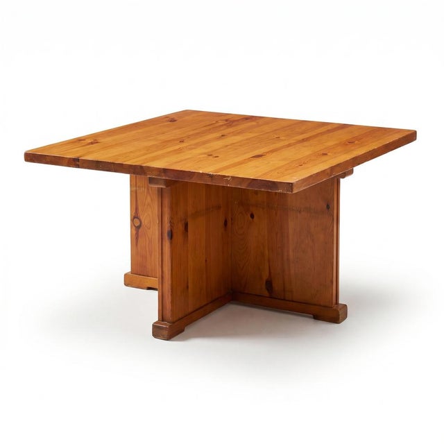 1960s Square Rationalist Table, 1960s For Sale - Image 5 of 10